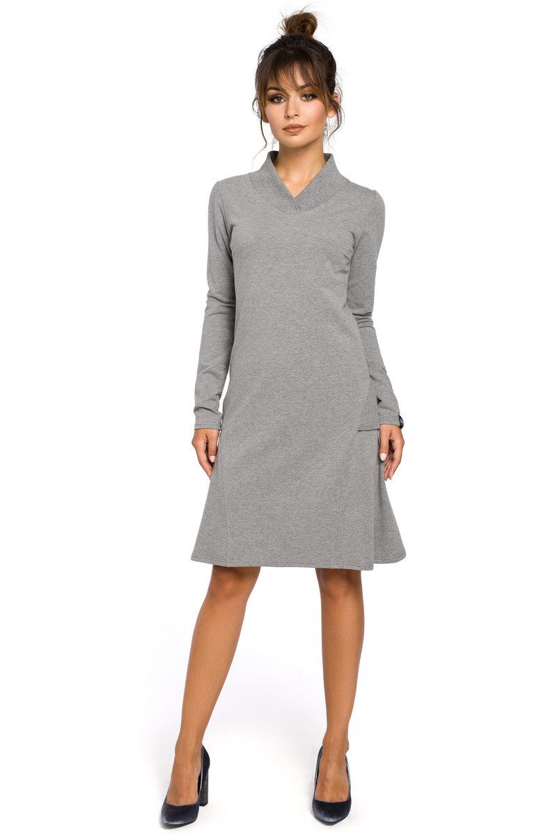 Šaty BeWear B044 Grey XL