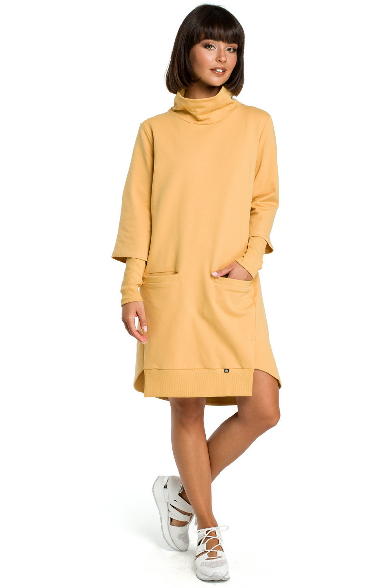 Šaty BeWear B089 Yellow XL