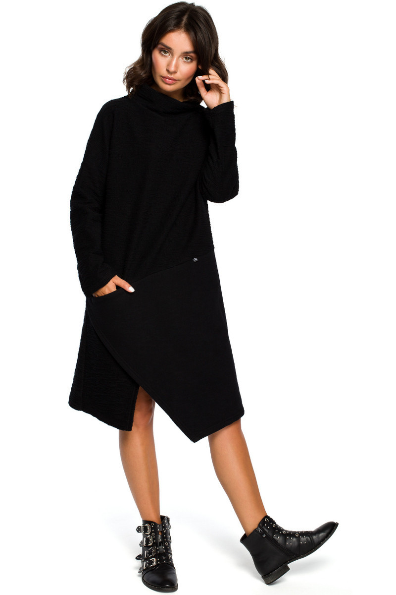 Šaty BeWear B098 Black L/XL