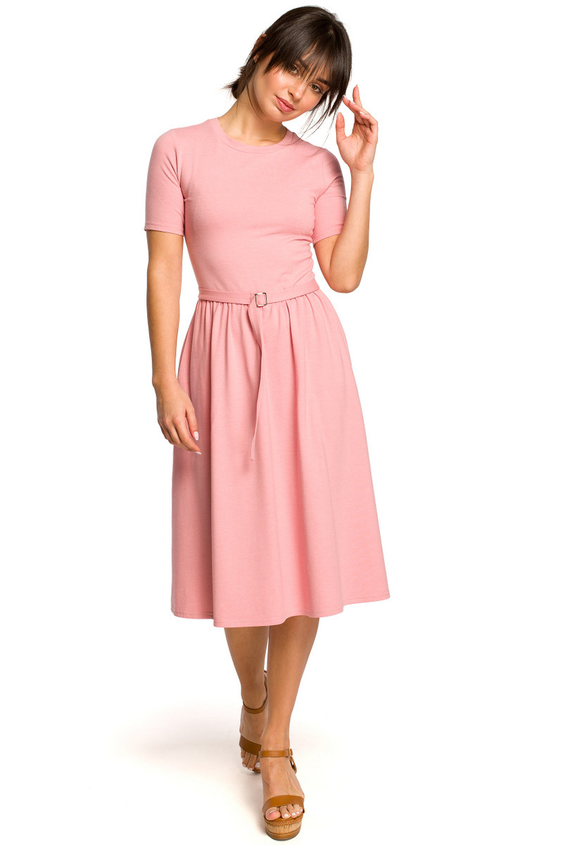 Šaty BeWear B120 Pink L