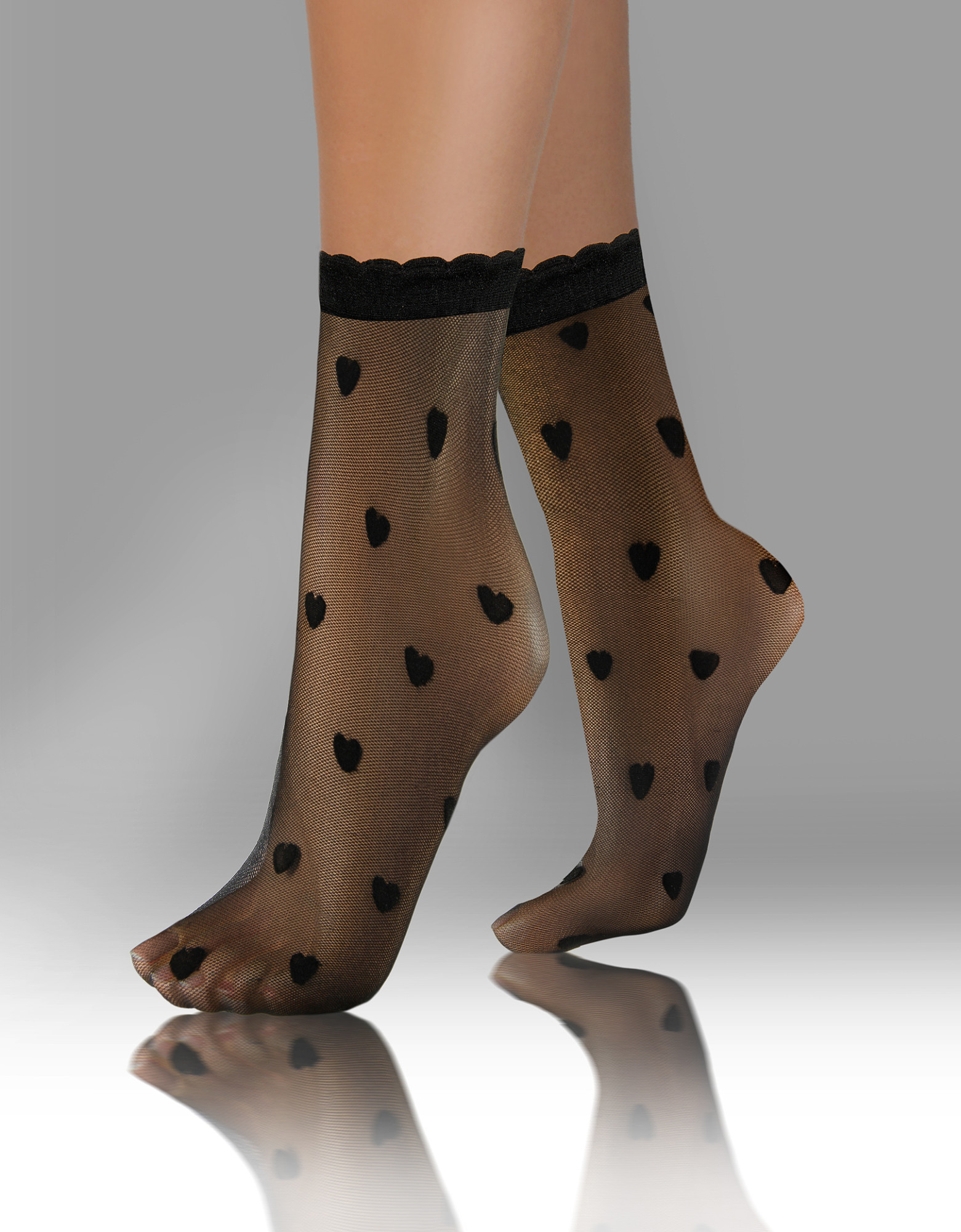 Sesto Senso Ponožky se vzorem Black 4 OS