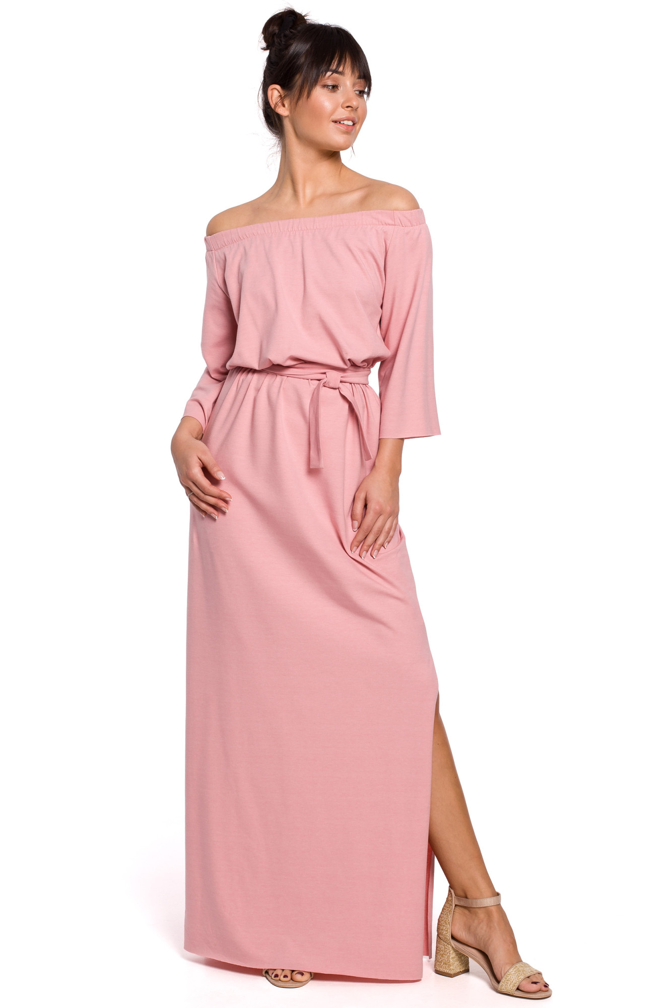 Šaty BeWear B146 Pink L