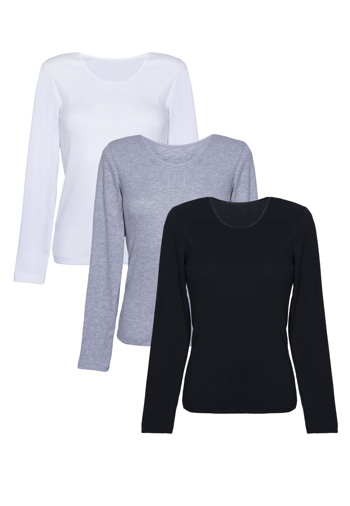 Dámská košilka Eldar 3Pack Camisole Irene Black/Wihte/Light Grey XL