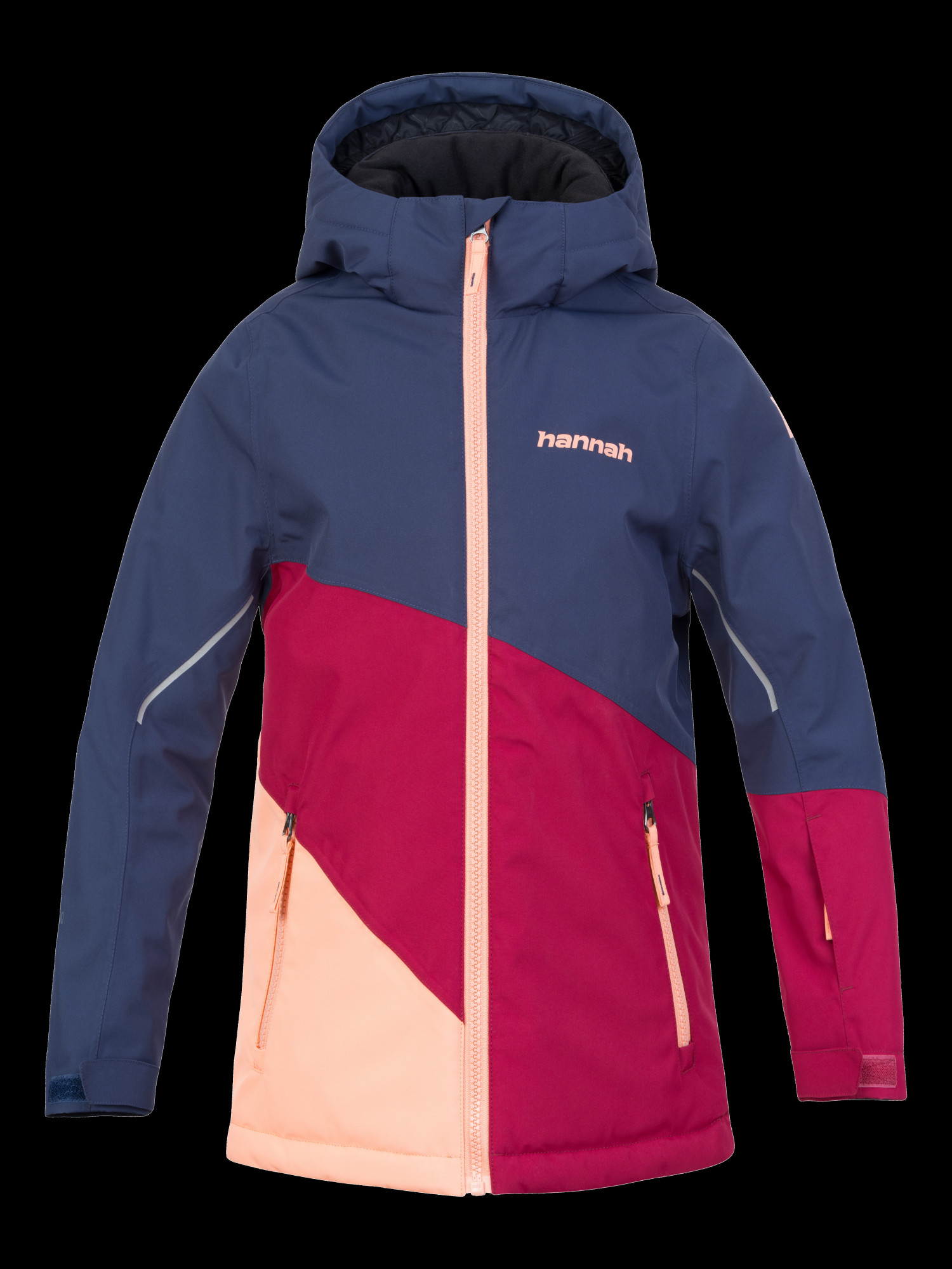 Dětská lyžařská bunda Hannah KIGALI JR mood indigo/anemone Velikost: 122-128