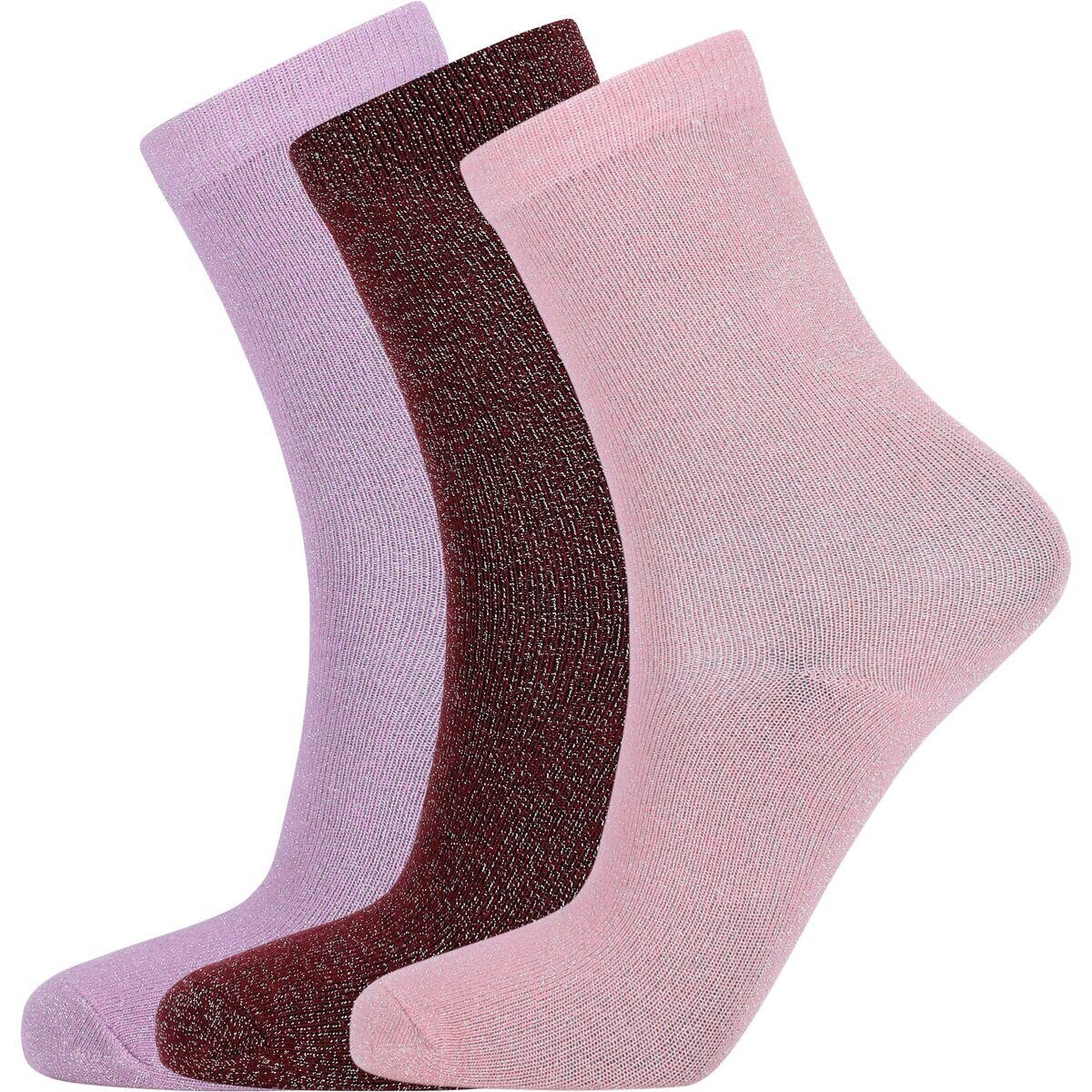 Dětské ponožky ZigZag Bhoebe Glitter - 3 páry - velikost 25-28