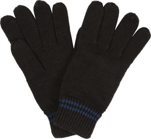 Pánské rukavice Regatta RMG035-800 černé Černá L-XL