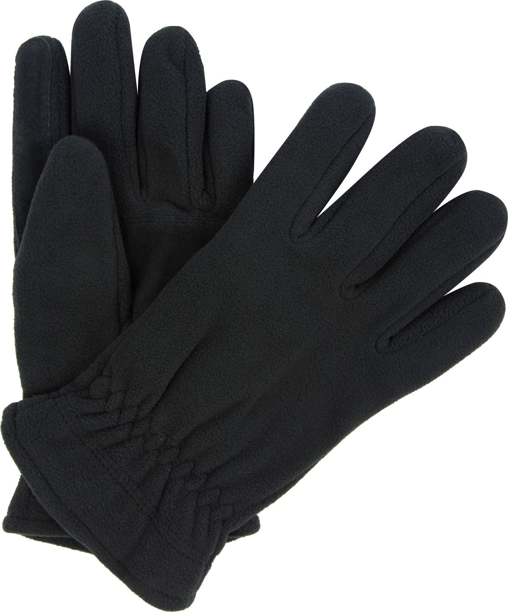 Pánské fleecové rukavice Regatta RMG014 Kingsdale Glove Černé Černá S-M