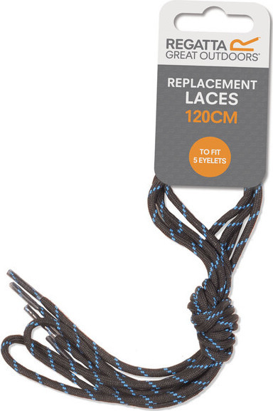 Tkaničky Regatta RFL001-762 Laces černo/modré Černá 150cm