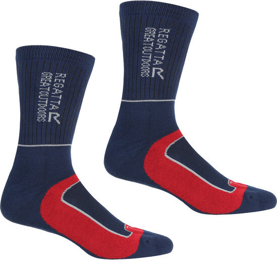 Pánské ponožky Regatta RMH046 Samaris2SeasonSck FY7 modré Modrá 43-47
