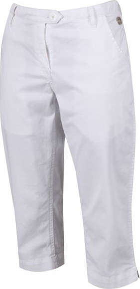 Dámské 3/4 kalhoty Regatta Maleena Capri II 900 bílé Bílá 36