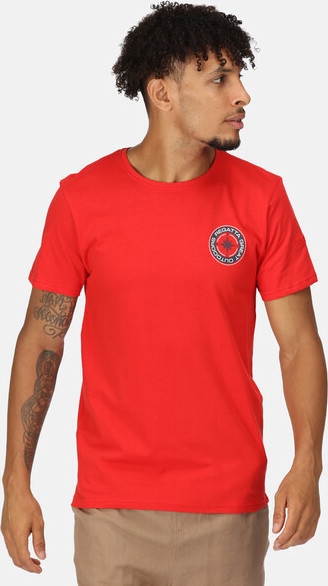 Pánské tričko Regatta RMT263-E6S červené Červená XL