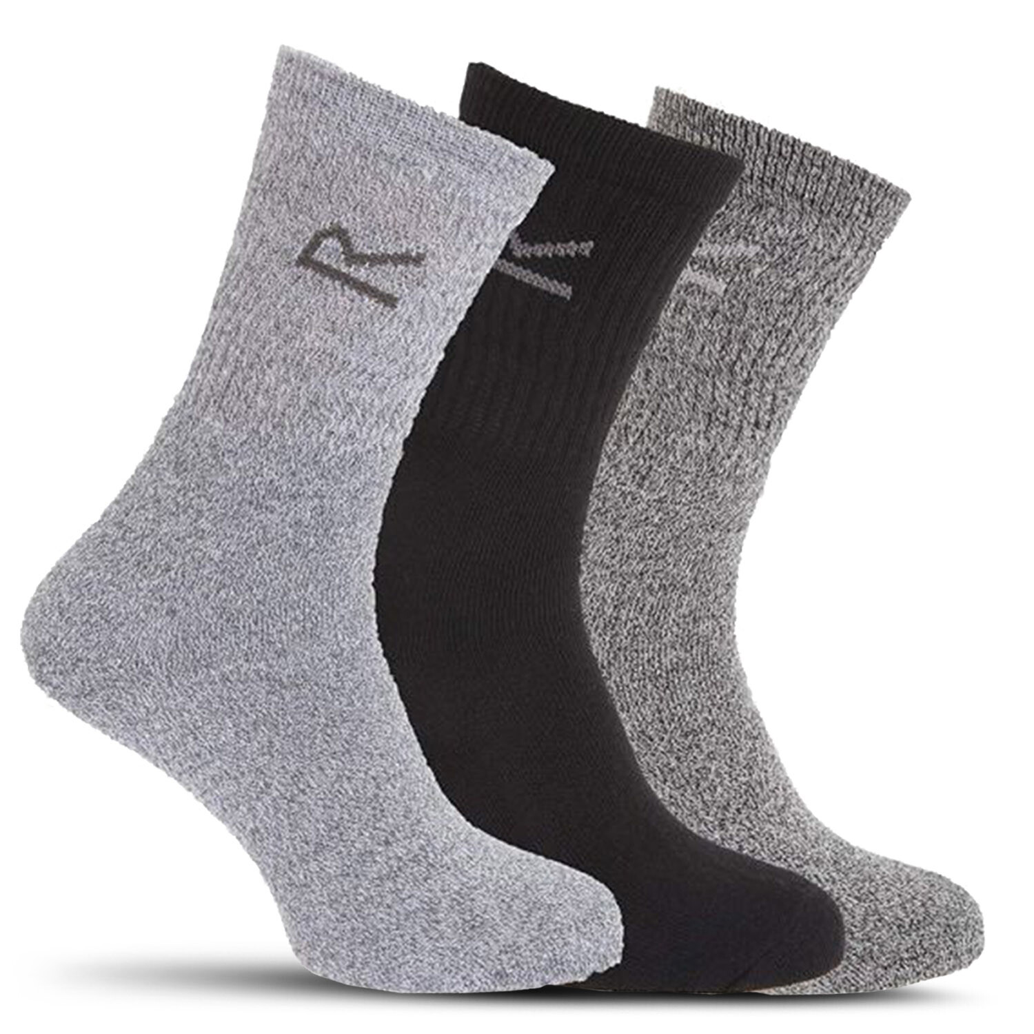 Pánské ponožky 3-pack RMH018-906 šedé - Regatta univerzální