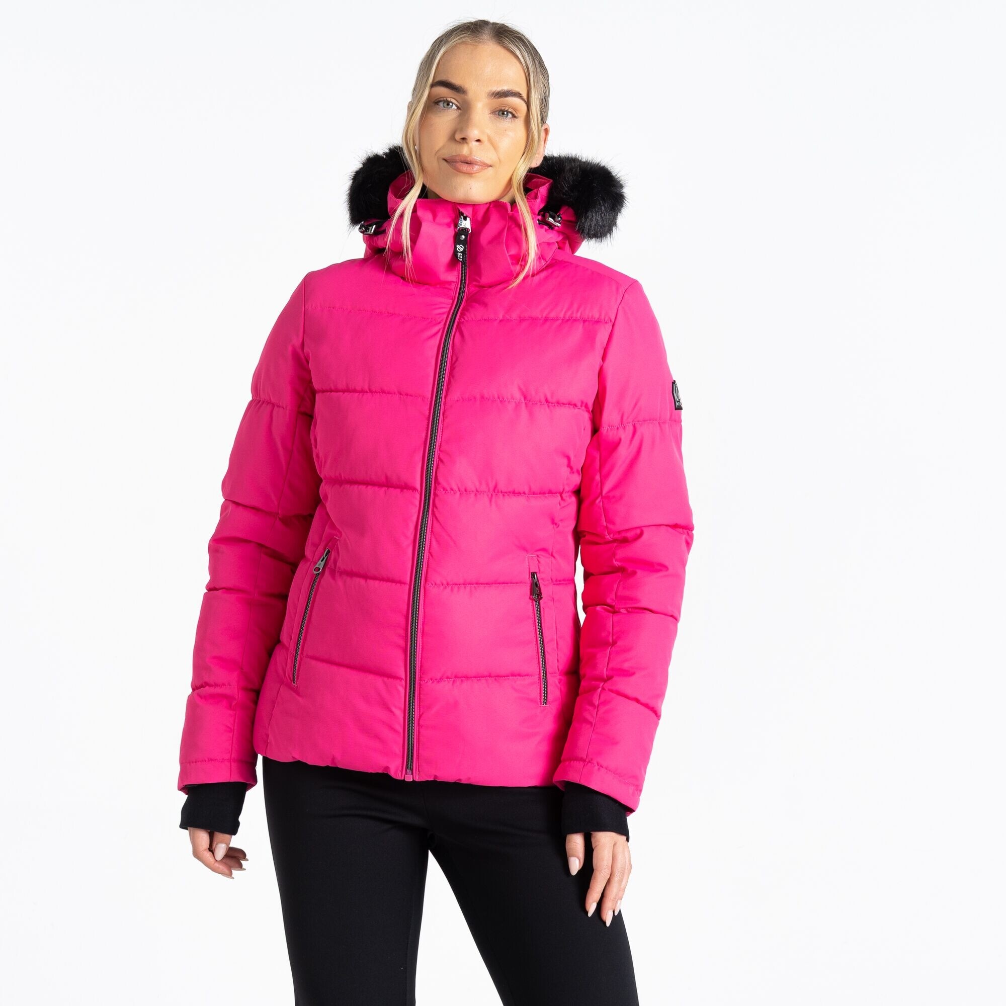 Dámská lyžařská bunda Glamorize IV DWP576-829 neon růžová - Dare2B 38