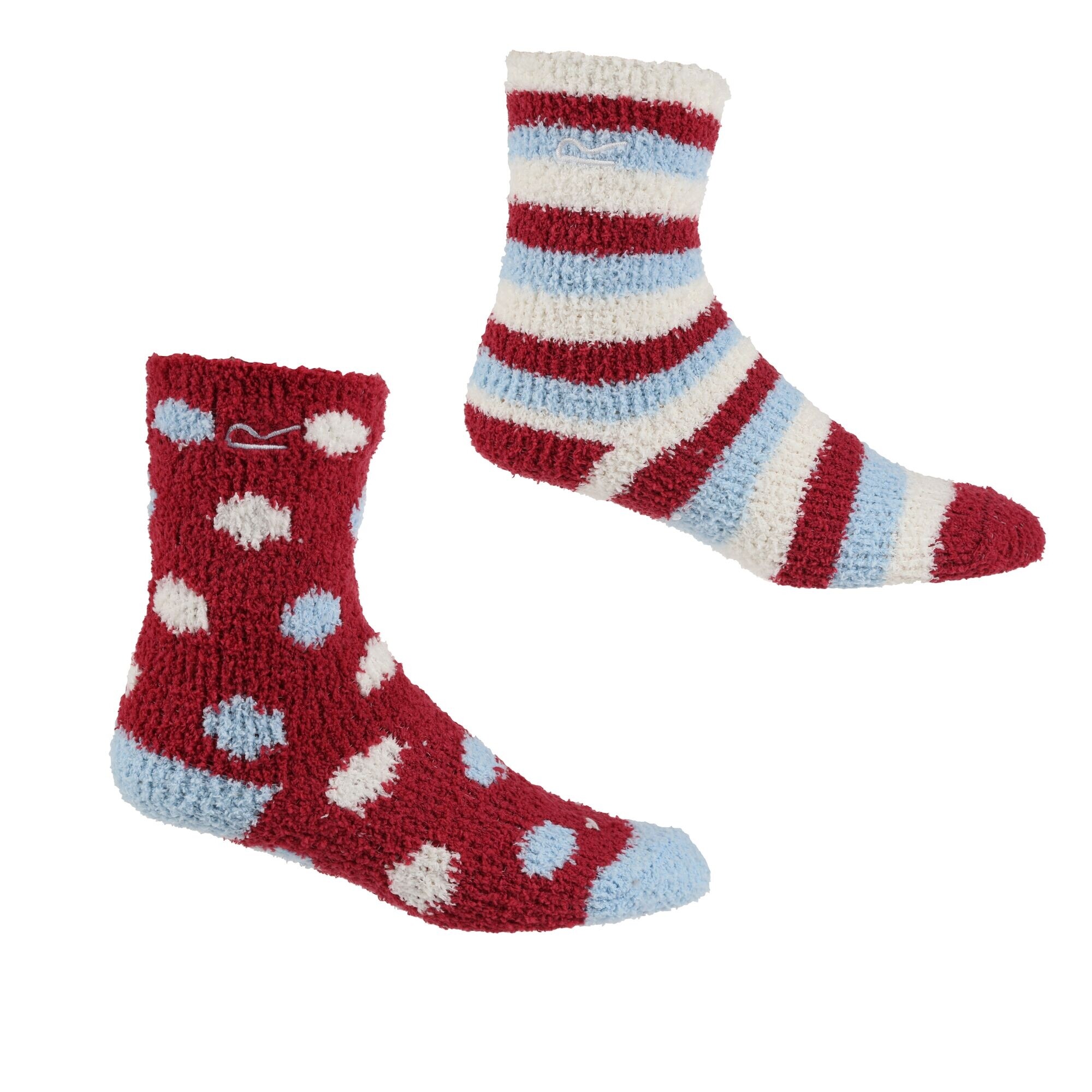 Dětské zimní ponožky Kids 2 Pack Socks RKH046-L6A červené - Regatta 10-12