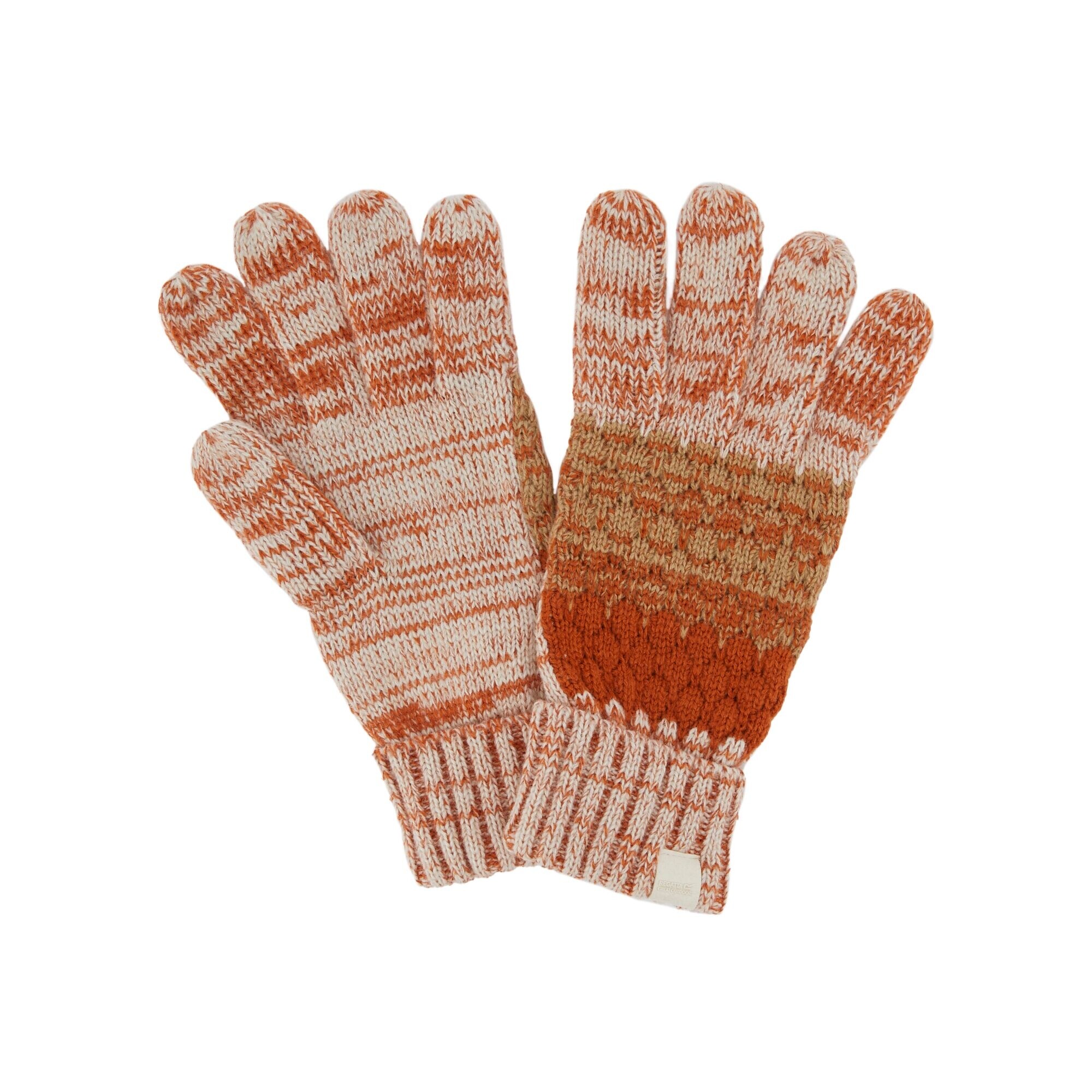 Dámské pletené rukavice Frosty VII RWG063-Q3Q oranžové - Regatta L/XL