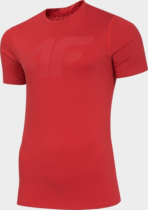 Pánské funkční tričko 4F TSMF004 Červená Červená XL