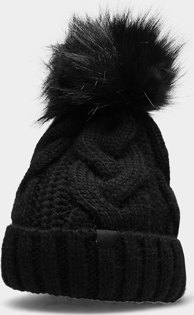 Dámská zimní čepice 4F H4Z22-CAD010 černá Černá S