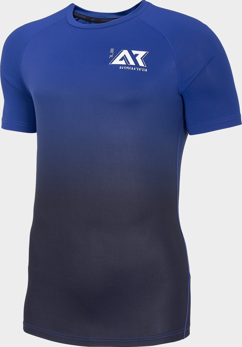 Pánské běžecké tričko 4F TSMF104 Modré Modrá XXL