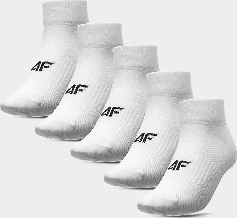 Dámské ponožky 4F 4FAW22USOCF076 bílé Bílá 35-38