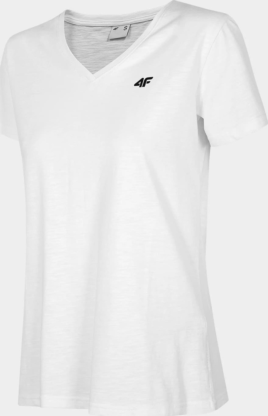 Dámské tričko 4F TSD002 Bílé Bílá XXL