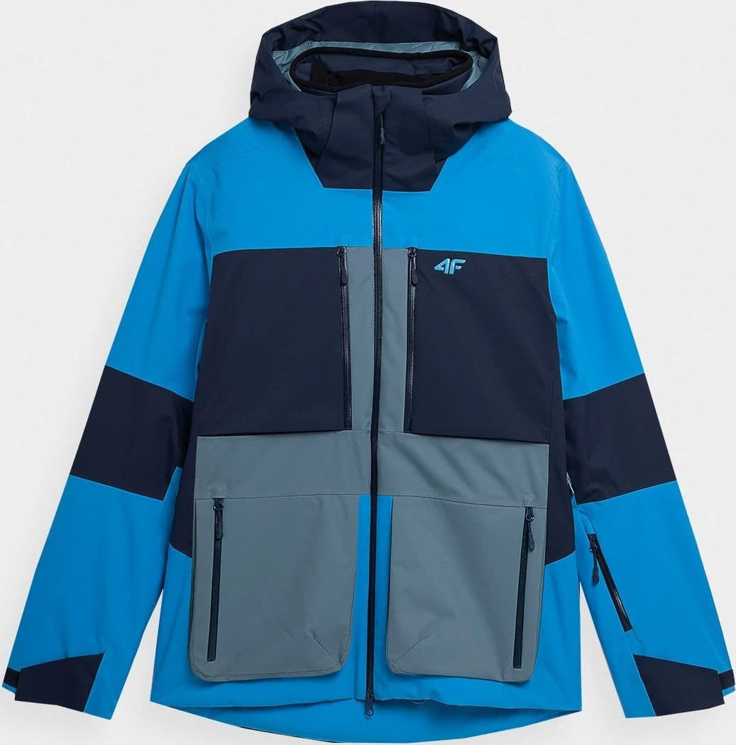 Pánská lyžařská bunda 4F H4Z22-KUMN012 modrá Modrá XXL