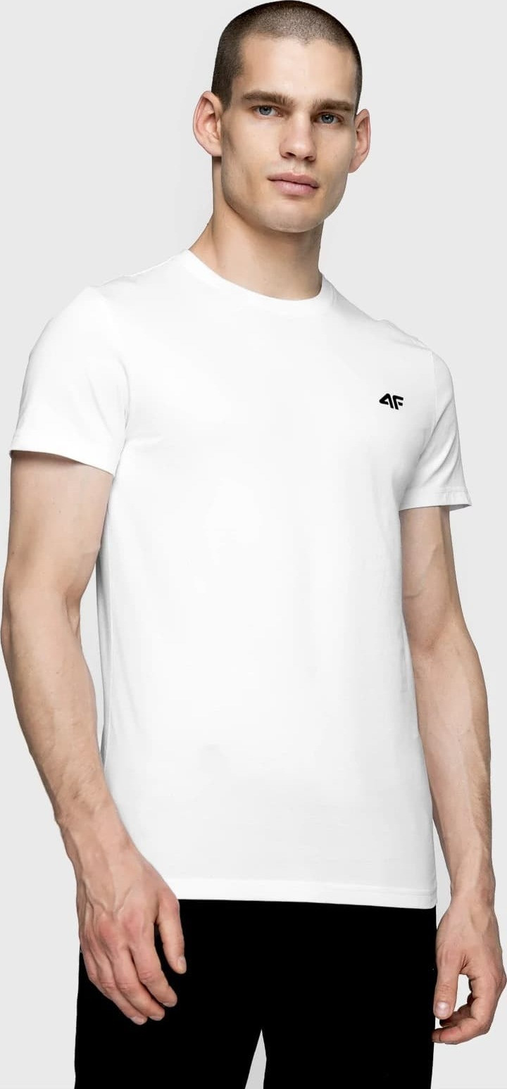 Pánské tričko 4F TSM003 bílé Bílá L