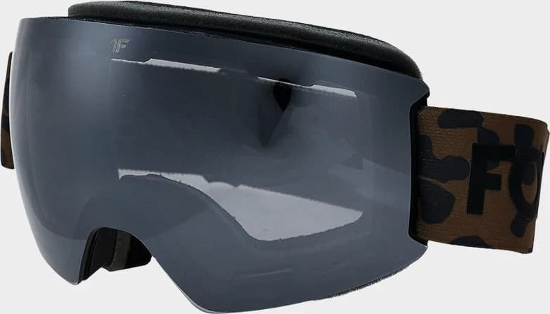 Dámské snowboardové brýle 4FAW22AGOGF015 hnědé Hnědá one size