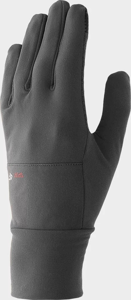 Unisex rukavice 4F H4Z22-REU010 šedé Šedá XS