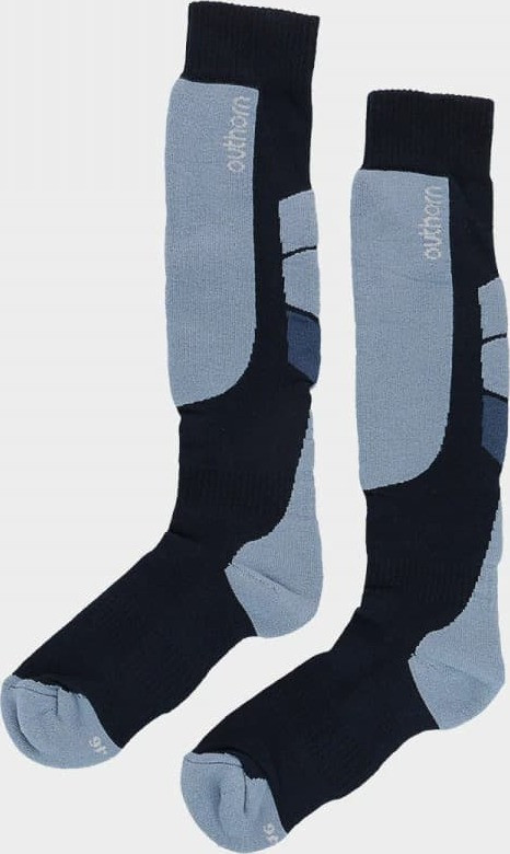 Pánské lyžařské ponožky Outhorn OTHAW22UFSOM010 modré Modrá 39-42