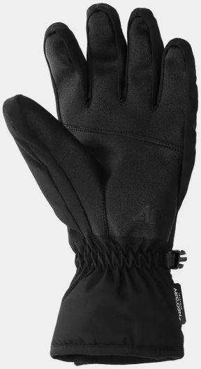 Dámské lyžařské rukavice H4Z22-RED003 černé Černá XL