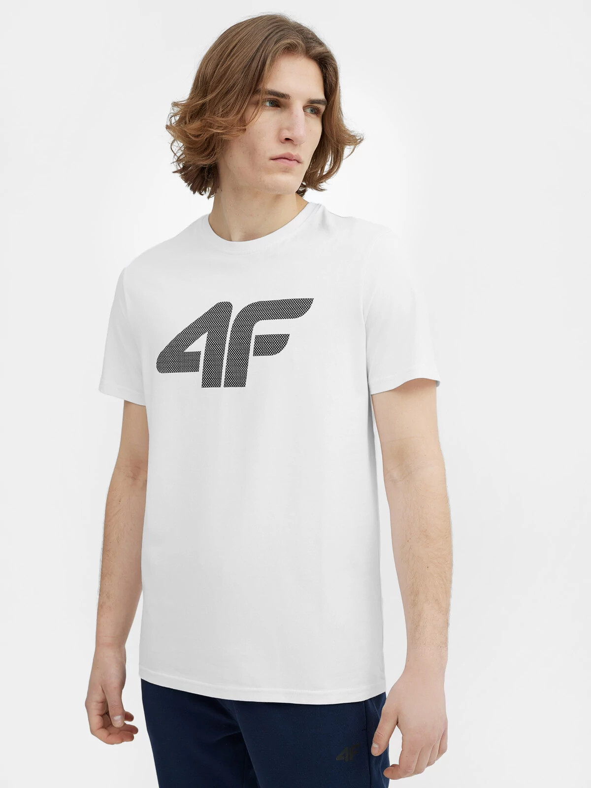 Pánské tričko 4FSS23TTSHM537-10S bílé - 4F 3XL
