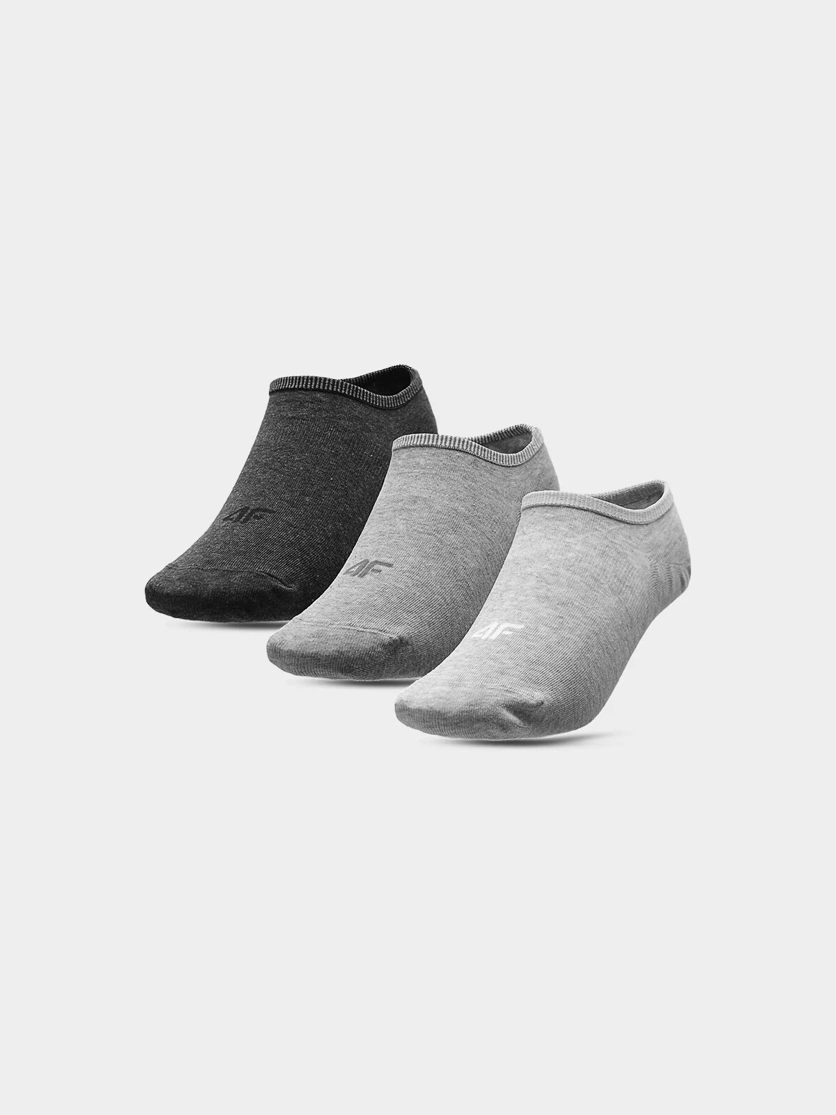 Pánské ponožky casual (3-pack) 4FSS23USOCF155-92M šedé - 4F 35-38