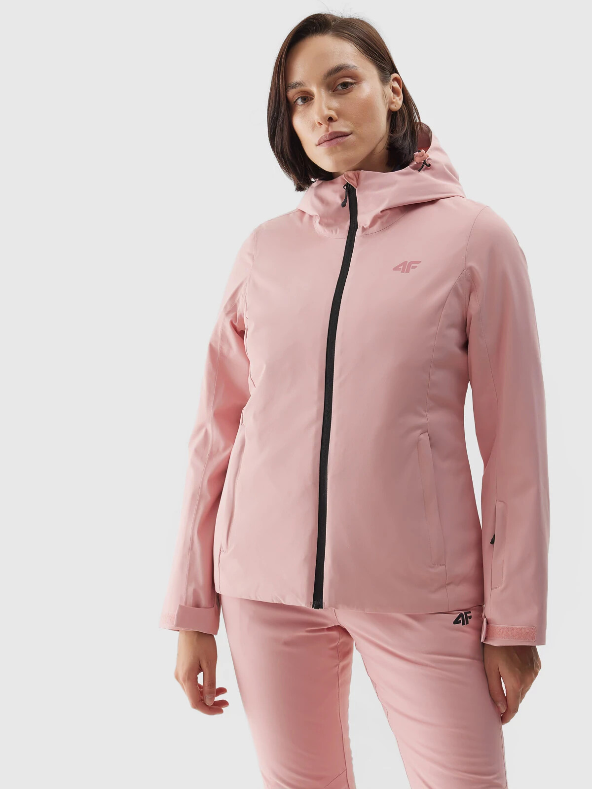Dámská lyžařská bunda membrána 5000 4FAW23TJACF120-56S světle růžová - 4F L