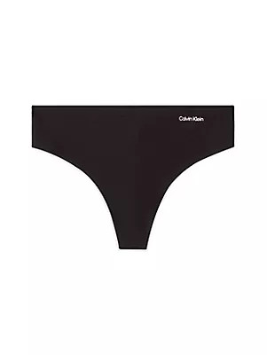 Spodní prádlo Dámské kalhotky THONG 0000D3428EBKC - Calvin Klein L