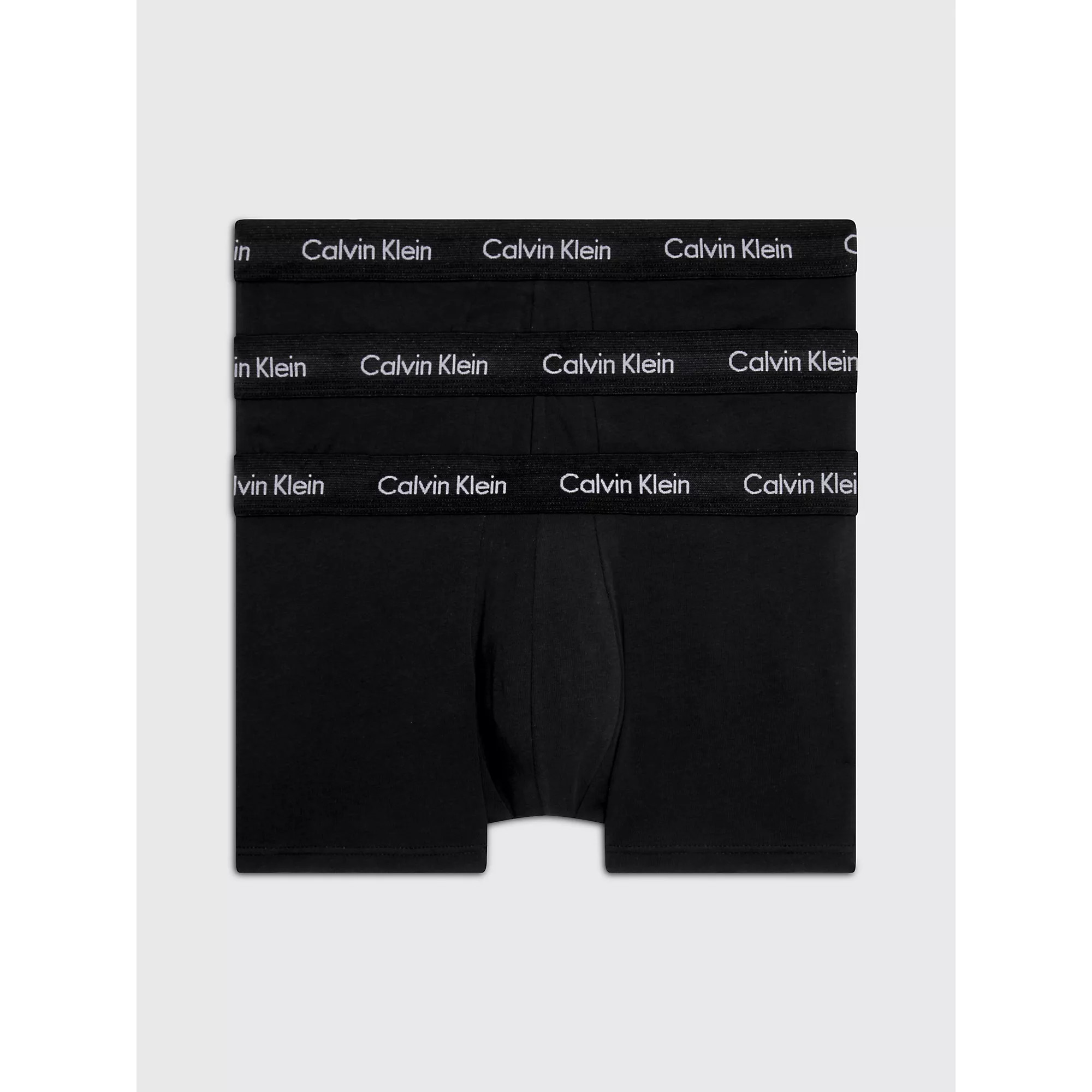 Pánské spodní prádlo 3P LOW RISE TRUNK 0000U2664GXWB - Calvin Klein XL