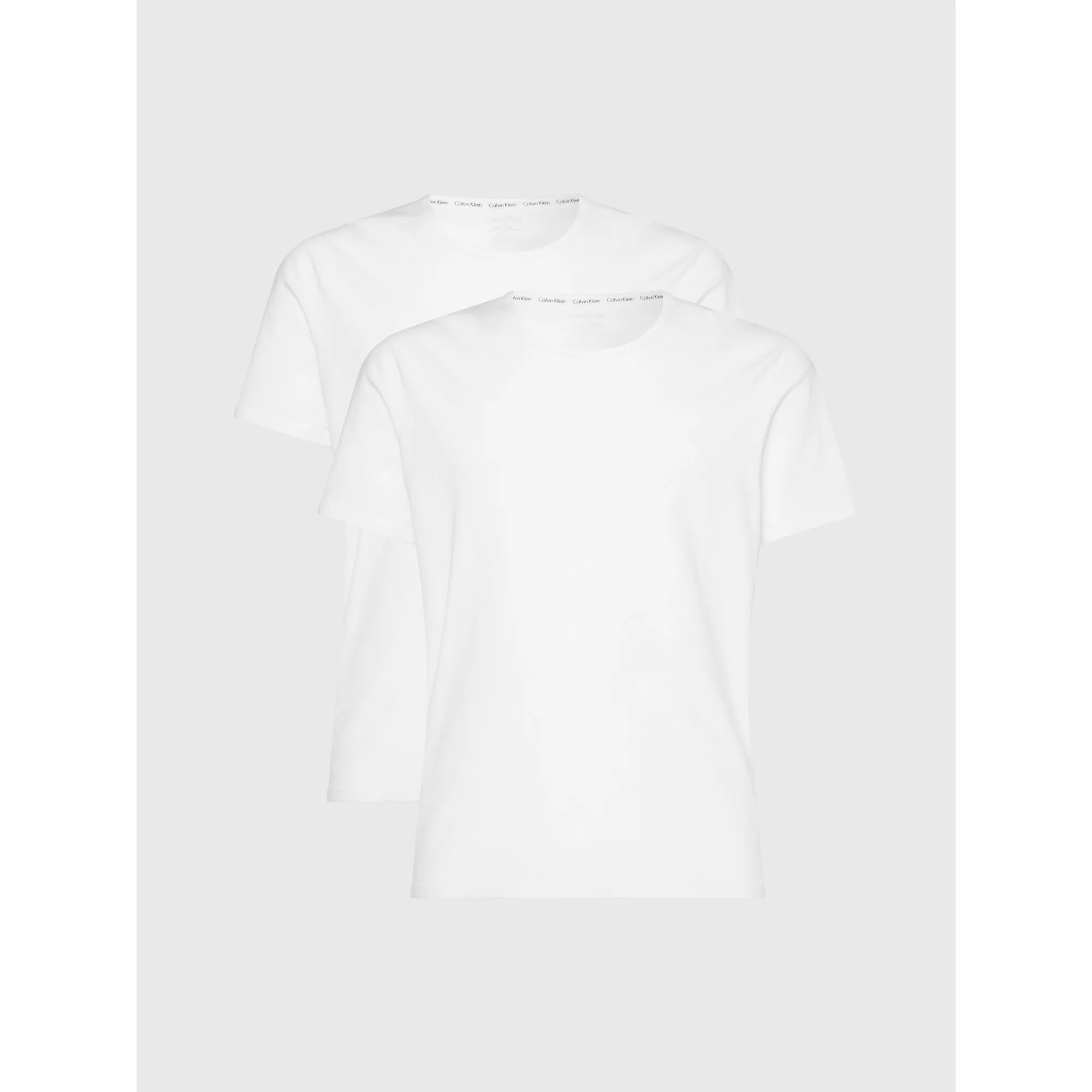 Spodní prádlo Pánská trička 2P S/S CREW NECK 000NB1088A100 - Calvin Klein M