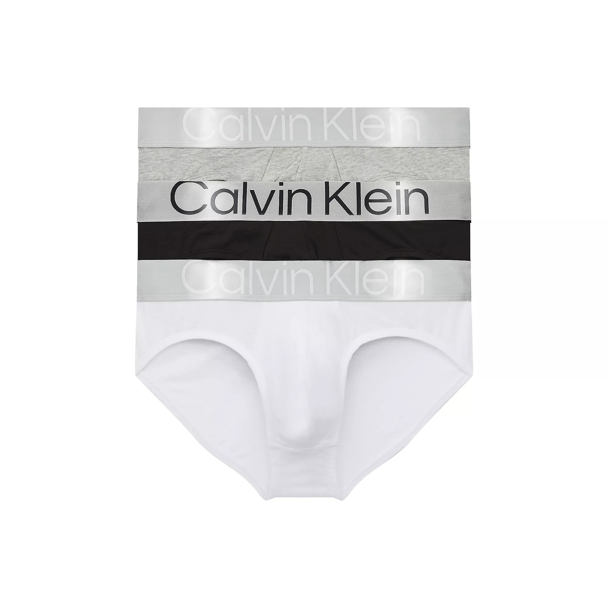 Pánské spodní prádlo HIP BRIEF 3PK 000NB3129AMPI - Calvin Klein M