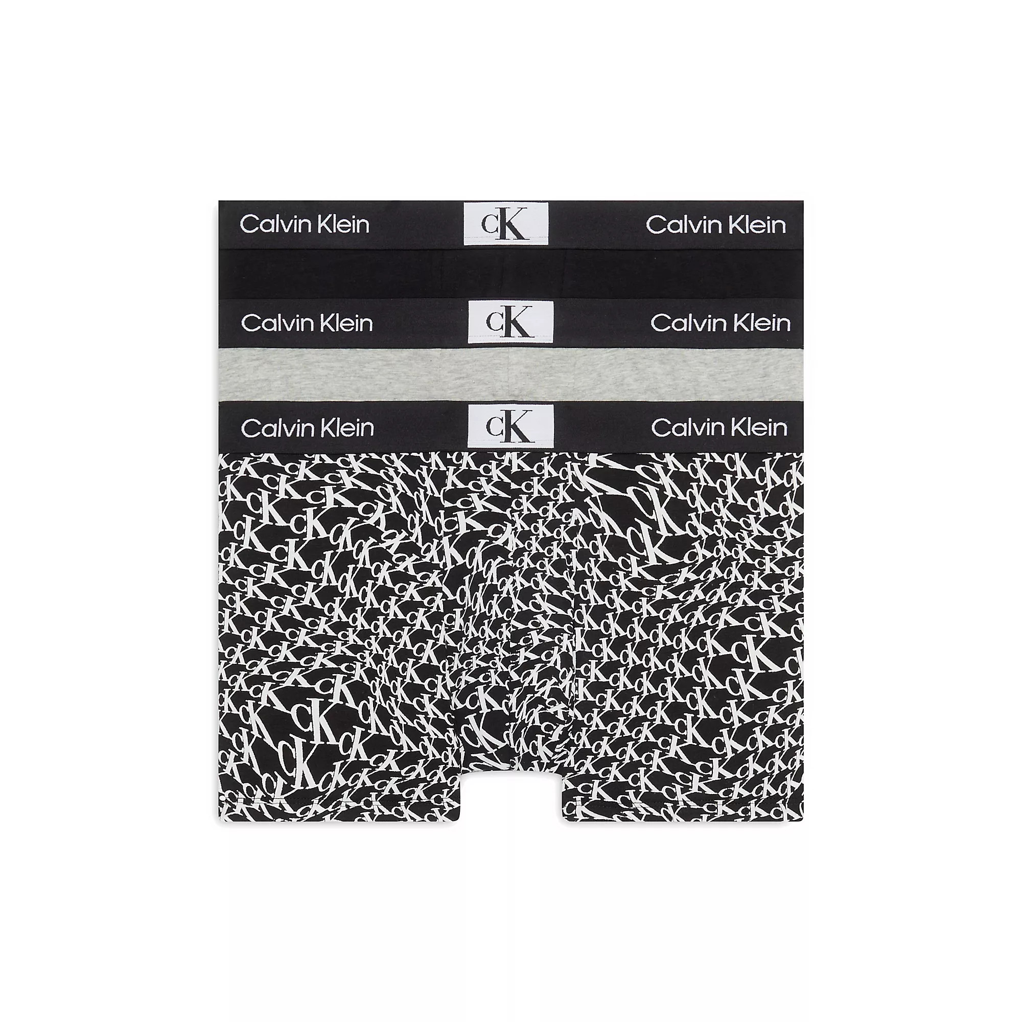 Pánské spodní prádlo TRUNK 3PK 000NB3528EJGN - Calvin Klein XS