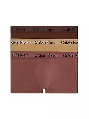 Pánské spodní prádlo LOW RISE TRUNK 3PK 000NB3705AGN1 - Calvin Klein L