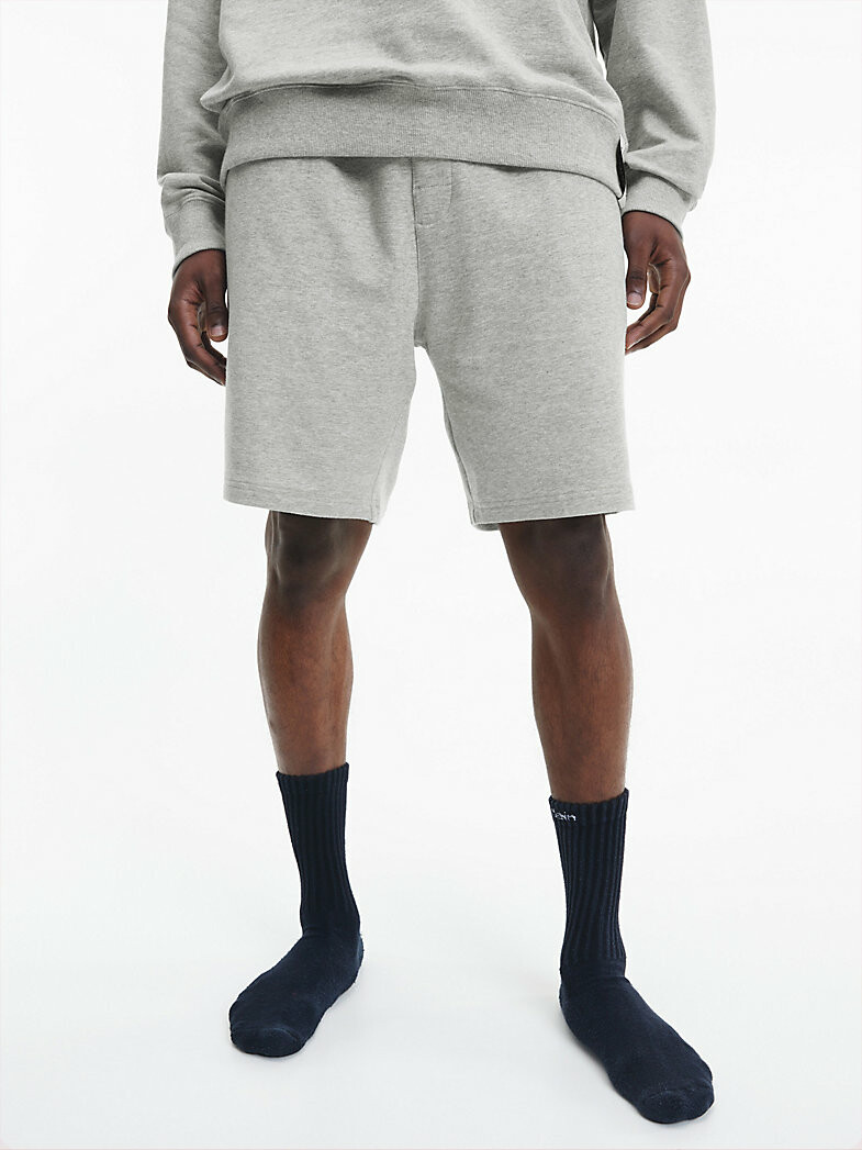 Pánské šortky Lounge Shorts Modern Cotton 000NM2303EP7A šedá - Calvin Klein M