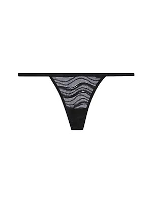 Spodní prádlo Dámské kalhotky STRING THONG 000QD3994EUB1 - Calvin Klein L