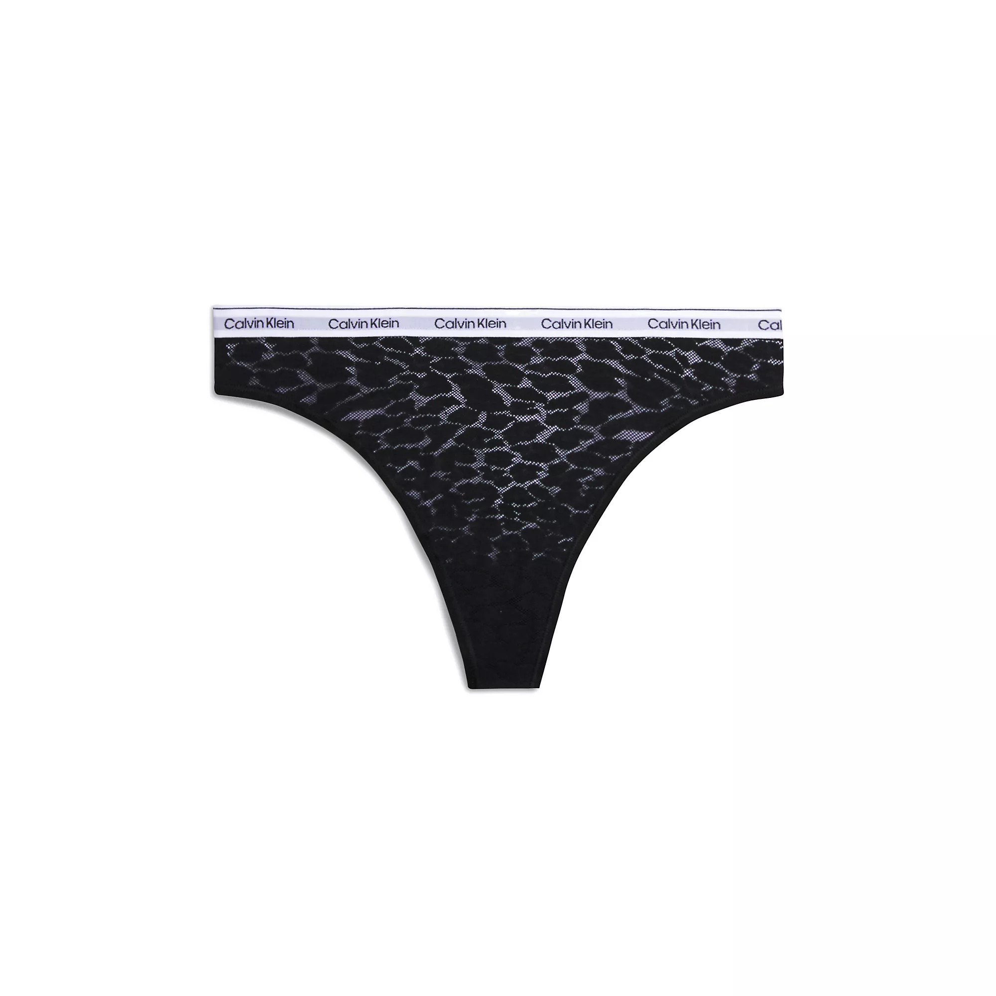 Spodní prádlo Dámské kalhotky THONG 000QD5051EUB1 - Calvin Klein L
