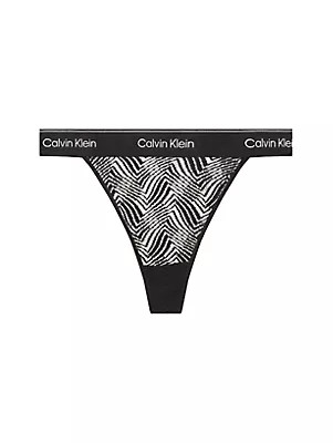 Spodní prádlo Dámské kalhotky STRING THONG 000QF7714EUB1 - Calvin Klein M