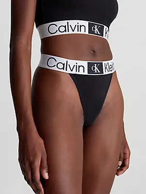 Spodní prádlo Dámské kalhotky STRING THONG 000QF7721EUB1 - Calvin Klein M