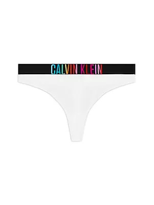 Spodní prádlo Dámské kalhotky THONG (FF) 000QF7834E100 - Calvin Klein 3XL