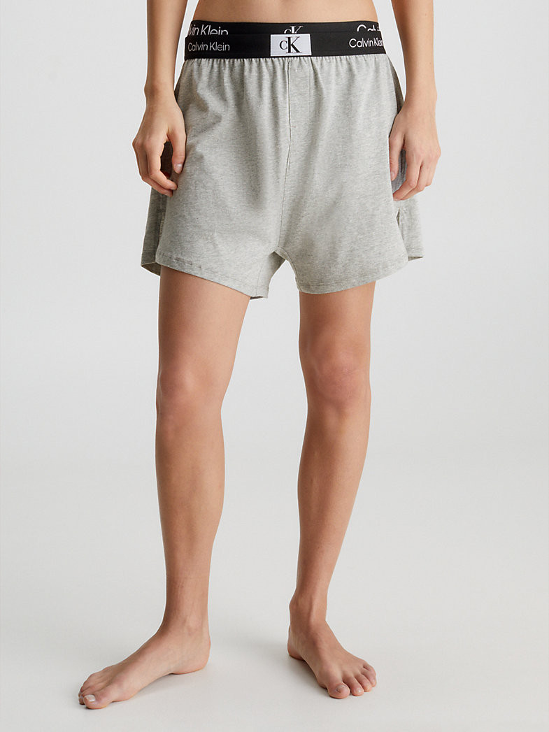 Dámské pyžamové šortky Pyjama Shorts CK96 000QS6947EP7A šedá - Calvin Klein L