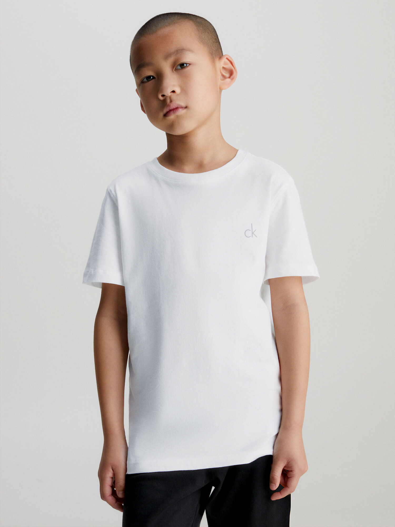 Chlapecké tričko 2 Pack Boys Lounge T-Shirts Modern Cotton B70B793300908 bílá/černá - Calvin Klein 14-16