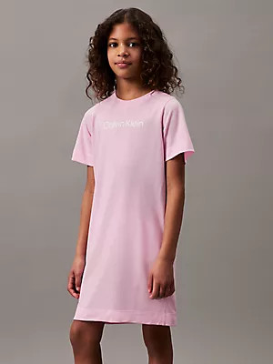 Spodní prádlo Dívčí noční košile NIGHTDRESS G80G800692TOK - Calvin Klein 10-12