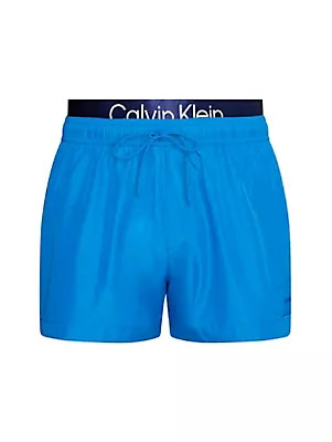 Pánské plavky Tkaný spodní díl SHORT DOUBLE WAISTBAND KM0KM00947CZV - Calvin Klein XL