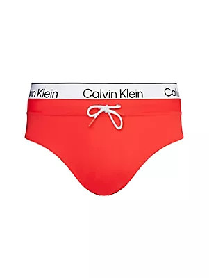 Pánské plavky Pletené spodní díly BRIEF DOUBLE WB KM0KM00959XM9 - Calvin Klein S